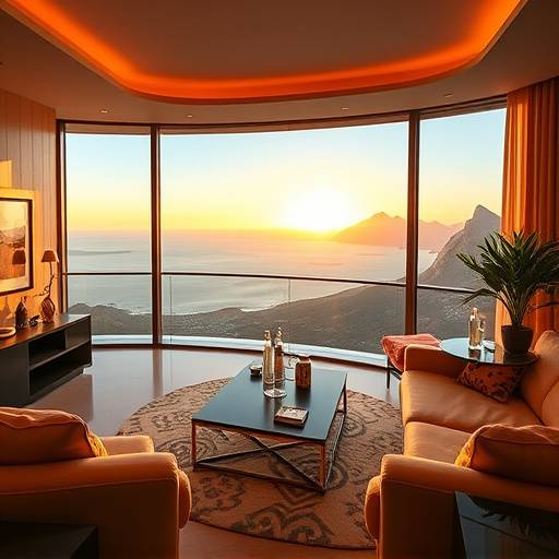 Luxury apartment with ocean views in Cape Town