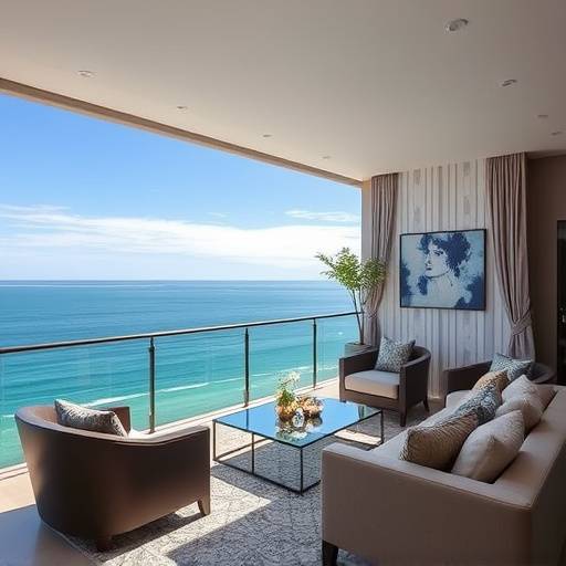 Stylish apartment with sea views in Umhlanga, Durban